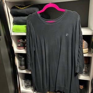 Lands' End Chase apparel Women's Black Sweater Top